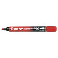 PILOT SCA 100 PERMANENT MARKER B/TIP RED