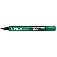 Pilot SCA 100 Green Permanent Marker Bullet Tip - Box of 12