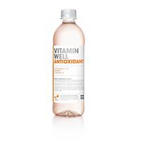 Vitaminvand Vitamin Well Antioxidant, fersken, 500 ml, pakke a 12 stk