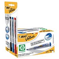 Bic® Velleda 1701 whiteboard marker, ronde punt, blauw, 12 stuks + 3 gratis