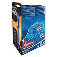 Tipp-Ex® Pocket Mouse correctieroller, 10 stuks + 4 Bic Cristal Up pennen gratis
