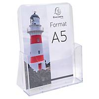 Exacompta brochure stand, A5 with 1 compartment, transparent