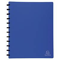 Exacompta Kreacover A4 Display Book, 30 Removable Pockets, Blue