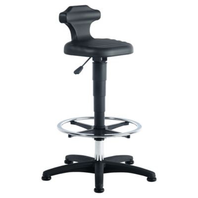 INTERSTUHL DRAUGHT SIT STAND CHAIR BLK