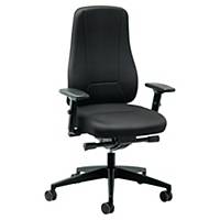 Prosedia Younico 2456 bureaustoel met hoge rugleuning, stof, zwart