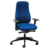 Prosedia Younico 2456 bureaustoel met hoge rugleuning, stof, blauw