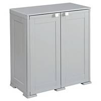 KIS CUPBOARD WITH 1 SHELVES 1M GREY