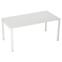 Desk Easydesk, not adjustable, 160 x 80 cm, white/white
