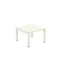 Paperflow Easydesk White Reception Table 600mm X 600mm