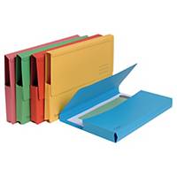 Exacompta Forever Recycled A4 Document Wallets, 290gsm Assorted Colour Pack 10