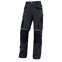 Work trousers Deltaplus MOPA2GR, size M, 97 cotton 3 spandex, grey