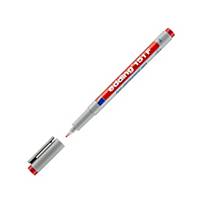 EDDING ปากกาเขียนแผ่นใสลบได้ 151F 0.6มม. แดง