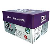 IQ Carbonless Continuous Paper 4 Ply 9  X11   Box of 500 White
