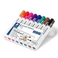 Staedtler® Lumocolor 351 whiteboard marker, assorti kleuren, per 8 stuks