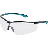 Sikkerhedsbriller Uvex Sportstyle 9193, klare linser, blå