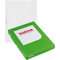 Display book pockets, Kolma LineaVerde CopyResistant, A4, 90my, pack of 100