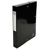 Pendenzenboxen Exacompta Iderama 59921E A4, 40 mm, Karton, schwarz
