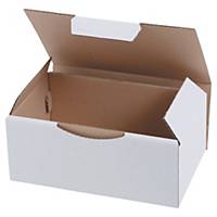 Karton wysyłkowy, wymiary w mm: dł. 180 x szer. 100 x wys. 50, biały, 50 sztuk