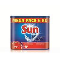 Maskinopvaskepulver Sun Powder, 6 kg