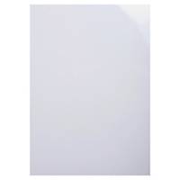 Exacompta Chromolux Glossy 230gsm Card A4 Binding Covers, White - Pack of 100