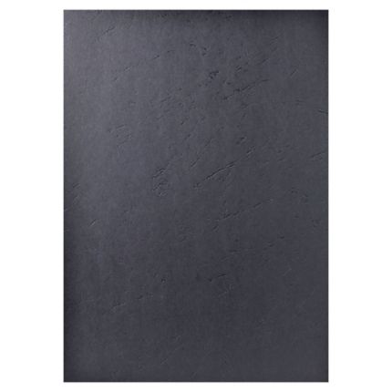 Baguette de reliure plastique Lyreco A4, 8 mm, noir, paq. 100 unités