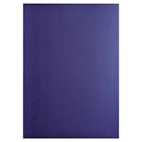 Exacompta Forever Recycled Linen Effect A4 Binding Covers, Dark Blue - Pack 100