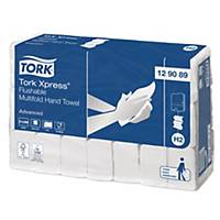 21 packs de 200 toalhas de mãos Tork H2 Flush ADV