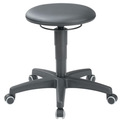 INTERSTUHL 9468H INDUSTRIAL STOOL PU BLK
