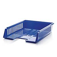 Letter Tray A4, Punched, Blue