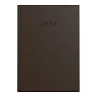Kalendarz książkowy TOP-2000 Standard, A5, dzienny, brązowy