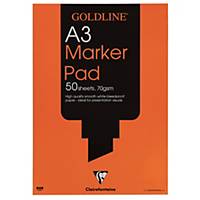 Goldline Marker Pad, A3, 70Gsm, 50 Sheets