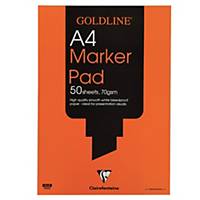 Goldline Marker Pad, A4, 70Gsm, Bleedproof, 50 Sheets