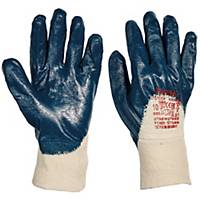 Handschuhe mit Nitril-Beschichtung, Größe 9, 12 Paar