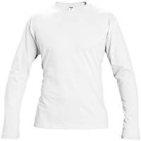 Tričko s dlhým rukávom Cerva Cambon, veľkosť M, biele