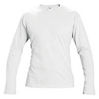 CERVA CAMBON T-Shirt with long sleeve, size 2XL white