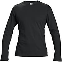 CERVA CAMBON T-Shirt with long sleeve, size M, black