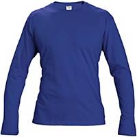 Tričko s dlhým rukávom Cerva Cambon, veľkosť M, kráľovská modrá