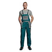 Nohavice s náprsenkou Cerva Max Evolution, veľkosť 50, zelené