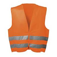 Warnschutzweste mit Klettverschluss, Einheitsgröße, orange
