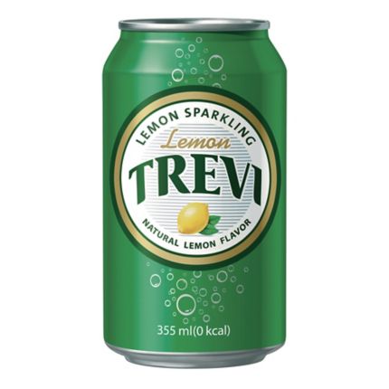 PK24 LOTTE TREVI SPARKLING WATER LEMON 355ML