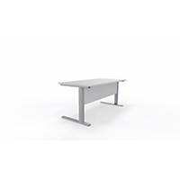 Mesa de login con medidas 160x80x75 gris aluminio