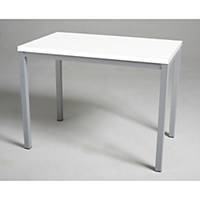 CHIC&CHAIRS BREAK TABLE 110X70MM SLV/WH