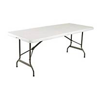 Table banquet avec dimension 180 x 75 cm blanc