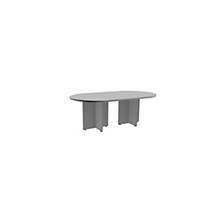 MEETING TABLE OVAL 200X110X75CM GRY/GRY