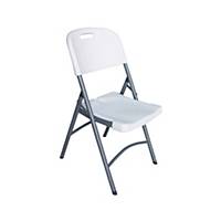 Cadeira de receção dobrável - branco