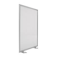 Mampara modular screen fabricada en aluminio 120x100 cm gris