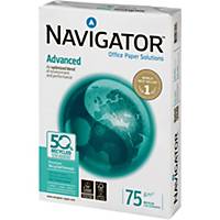 Navigator Advanced gerecycleerd wit A3 papier, 75 g, per doos van 5 x 500 vellen