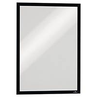 Durable DURAFRAME Magnetic Document Signage Frame - A3 Black, Pack of 5