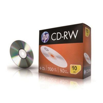 HP CD-RW 12X 700MB 경질슬림 10매