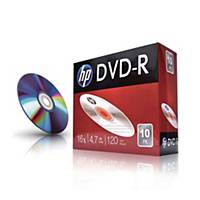 HP DVD-R 슬림케이스 120min 4.7GB 16x 10개입